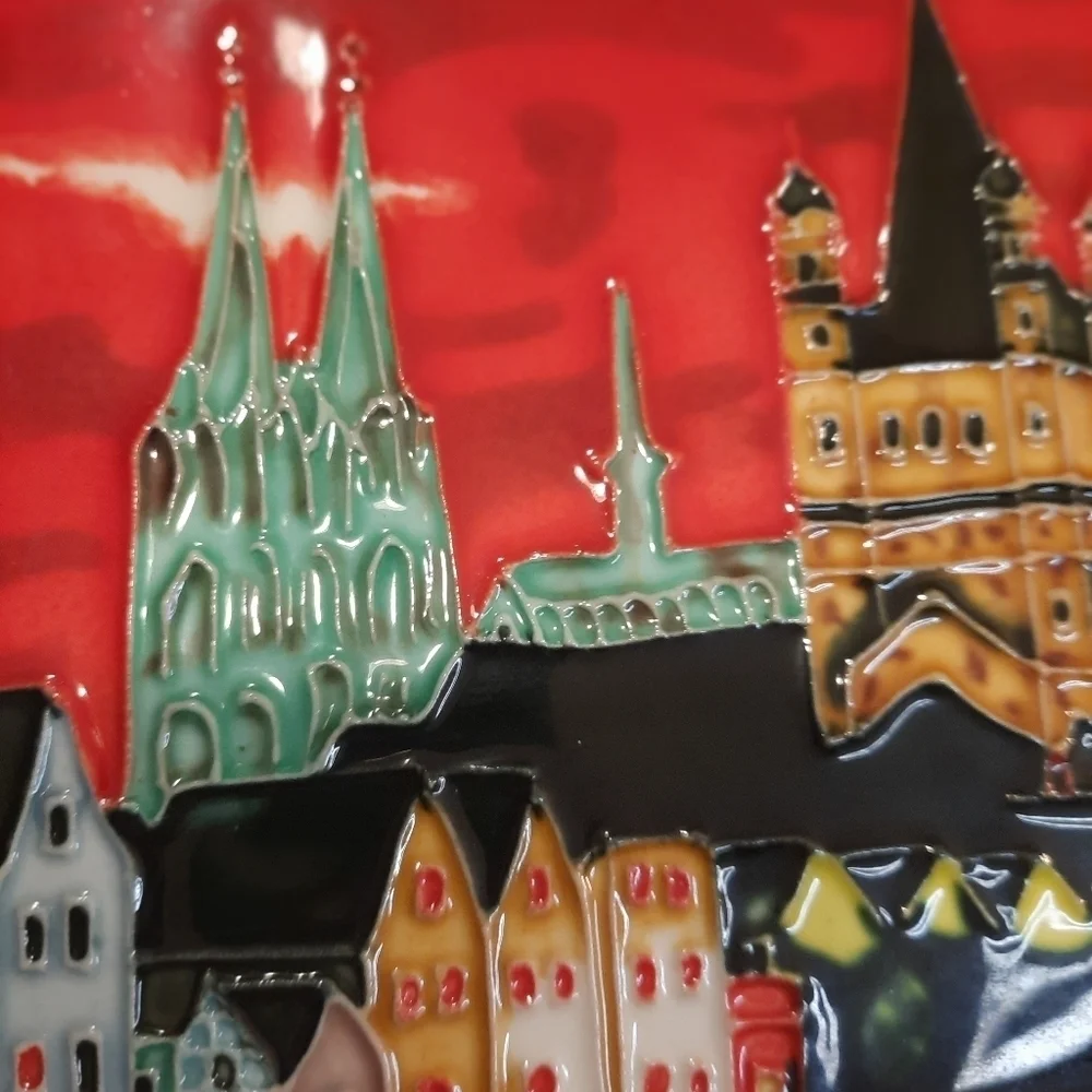 Decorative Abstract Tile of‎ Cologne Germany